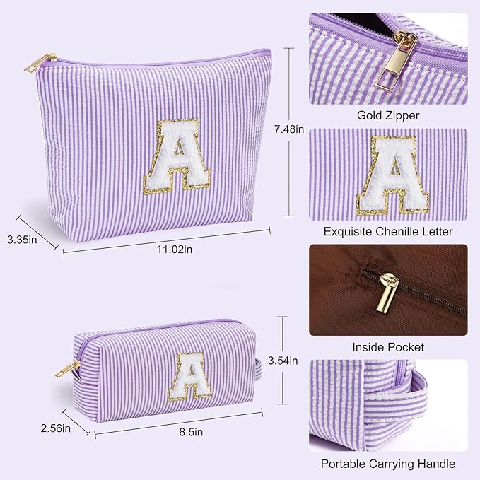 YOOLIFE Birthday Gifts for Women Kids Teen Girl Girlfriend Bridesmaid Wife | Travel Toiletry Bag | Birthday Gift Idea for Her Mom Girlfriend Bridesmaid Wife | Birthday Gift Idea for Her Purple K