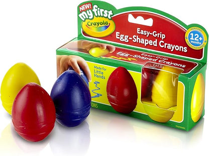 Crayola My First Egg Crayons, Easy-Grip