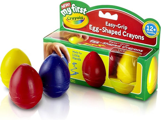 Crayola My First Egg Crayons, Easy-Grip