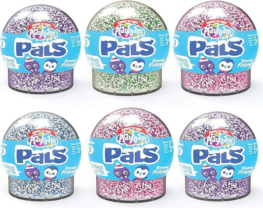 Educational Insights Playfoam Pals Snowy Friends 6-Pack | Non-Toxic, Never Dries Out Playfoam | Sensory, Shaping Fun, Arts & Crafts For Kids | Surprise Collectible Toy| Perfect for Ages 5 and up
