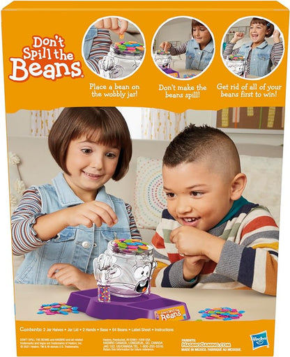 Hasbro Gaming Don't Spill The Beans Game | Balancing Board Game for Boys & Girls | Kids Preschool Games | Easter Gifts for Girls & Boys | 2 Players | Ages 3+