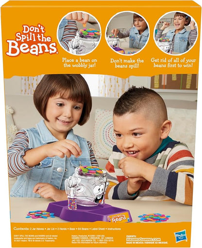 Hasbro Gaming Don't Spill The Beans Game | Balancing Board Game for Boys & Girls | Kids Preschool Games | Easter Gifts for Girls & Boys | 2 Players | Ages 3+