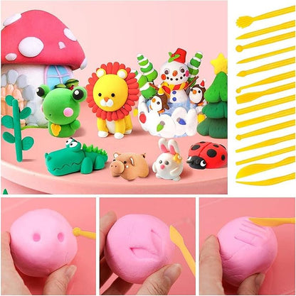 Y9A5N0K3O Clay Tools Kit,41pcs,Plastic Polymer Clay Sculpting Tools Kit for Kids Adults,Pottery Craft,Embossing,Shaping,Sculpting,Modeling