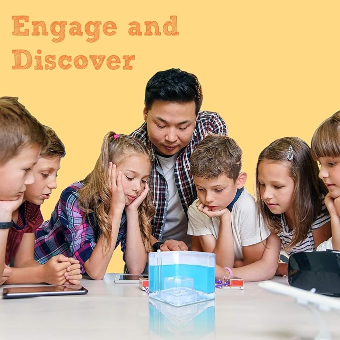 NAVADEAL Ant Farm Castle Experiment and Toy Allows Study of Social Structure, Architecture, Ecosystem, and The Behavior of Ants Within The 3D Maze of Translucent Gel