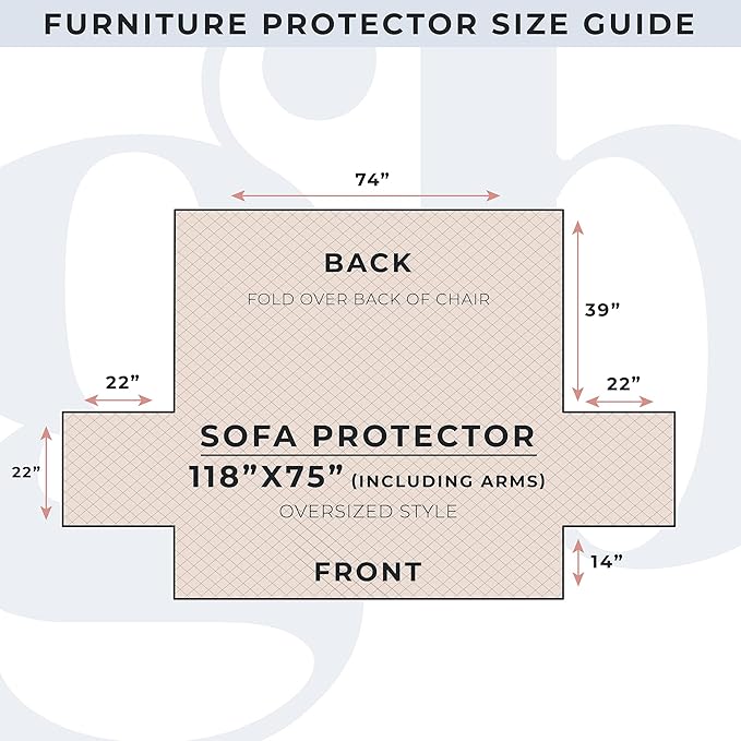 Great Bay Home Reversible Floral Patchwork Furniture Protector Scalloped Edge Stain Resistant Printed Furniture Protector Maribel Collection (Sofa, Burgundy/Taupe)