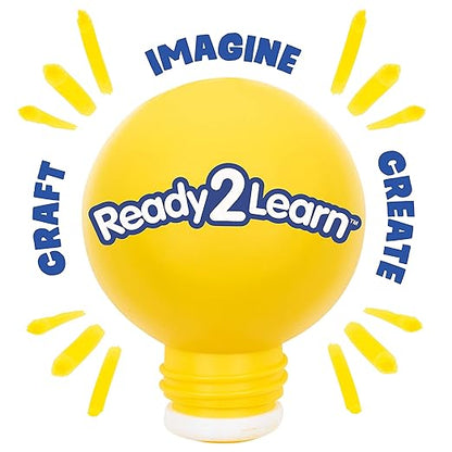 READY 2 LEARN Paint and Dough Explorers | 4 Patterns | Set 2 | Original Colors | Chunky Texture Rollers for Kids | Paint, Ink and Play Dough Accessories
