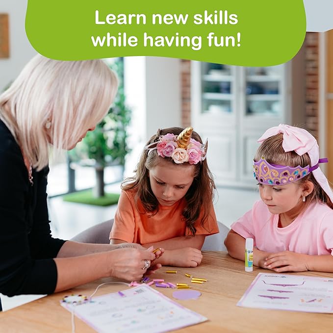 Craftikit® 20 Award-Winning Fairy Garden Crafts for Kids - 20 All-Inclusive Fun Paper Toddler Crafts, Fairy Garden Kit for Kids Ages 3-8, Magical Fairy Gifts