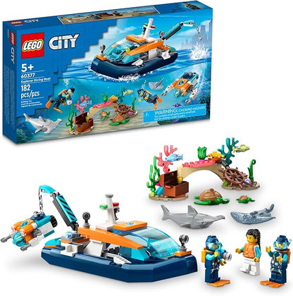LEGO 60377 City Sea Explorer Boat Set
