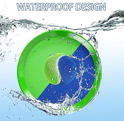 EPPO Toss Ball and Catch Set Toss Paddle Catch Ball Game Beach Toys Back Yard Pool Outdoor Throw Sticky Mitts Toys Set Age 3+ Years Boys Girls Adults