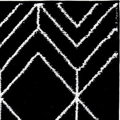 SAFAVIEH Adirondack Collection Accent Rug - 4' x 6', Black & Ivory, Modern Geometric Design, Non-Shedding & Easy Care, Ideal for High Traffic Areas in Entryway, Living Room, Bedroom (ADR241Z)