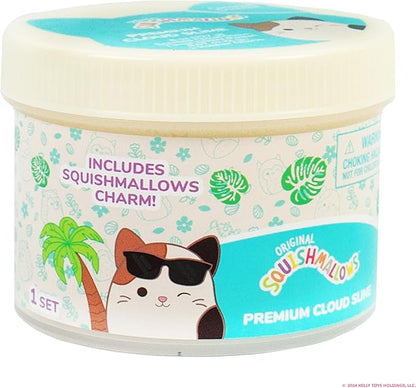Original Squishmallows Premium Cloud Slime - Cam The Cat, Coconut Scent
