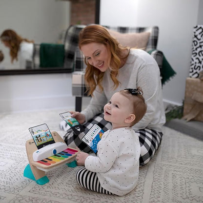 Baby Einstein and Hape Magic Touch Piano Wooden Musical Toddler Toy, Age 6 Months and Up