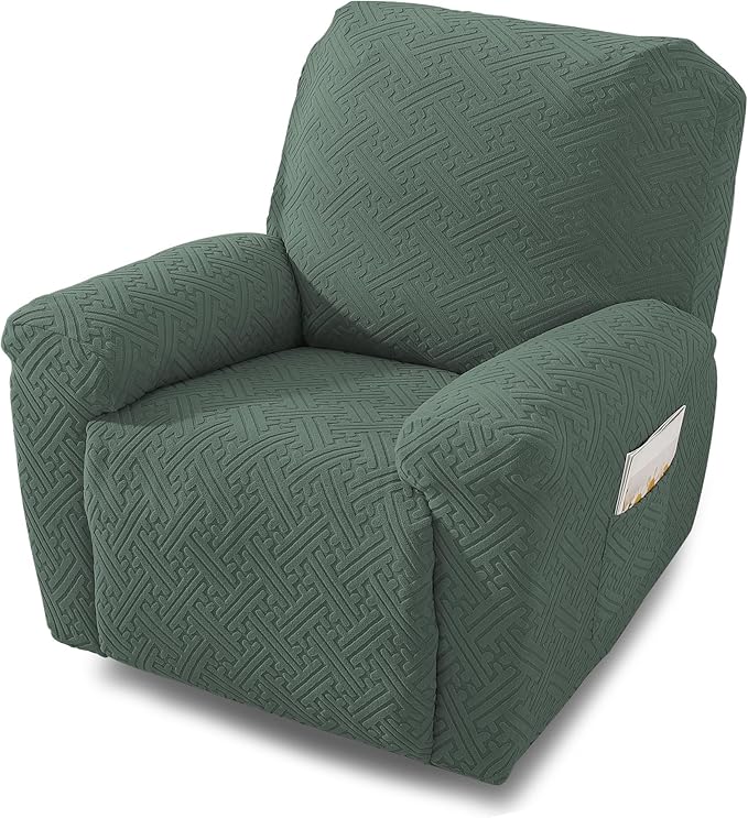 NORTHERN BROTHERS Oversized Recliner Chair Covers, Large Lazy Boy Recliner Covers, Stretchy Cover for Recliner Chairs, Light Green