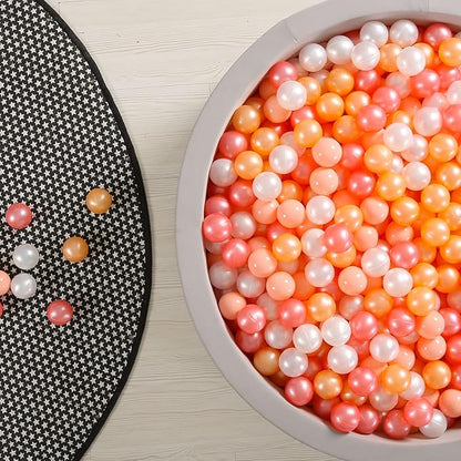 GOGOSO Ball Pit Balls for Toddles, Kids Plastic Balls for BallPit, Pool, Baby Party Accessories, Birthday Decoration 50 100 200 500 1000