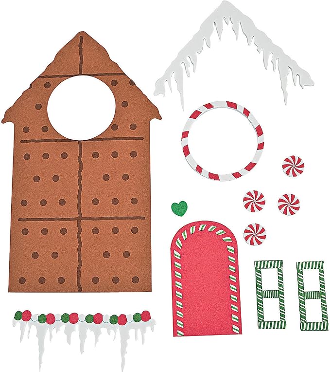Gingerbread Door Knob Hanger Kit - Makes 12 - Christmas Crafts for Kids