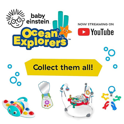 Baby Einstein Ocean Explorers Neptune’s Cuddly Plush Composer Musical Discovery Toy, Ages 6 Months and up