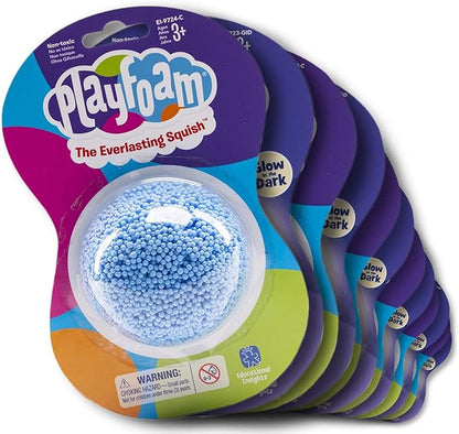 Educational Insights Playfoam Classic & Glow in the Dark Jumbo Pod, Set of 12, Fidget, Sensory Toy, Easter Basket Stuffers for Boys & Girls, Ages 3+