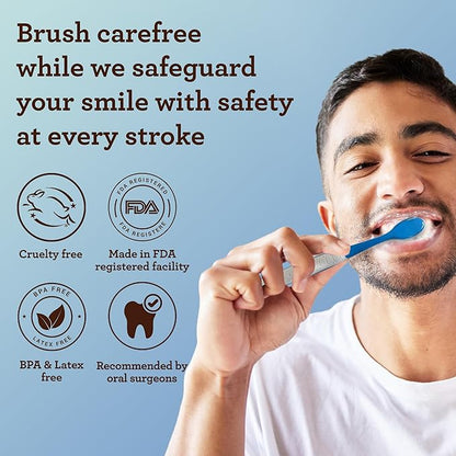 GuruNanda Butter on Gums Toothbrush with Extra Soft Bristles for Sensitive Gums, Soft Toothbrush for Kids & Adults, 2 ct (Pack of 2)