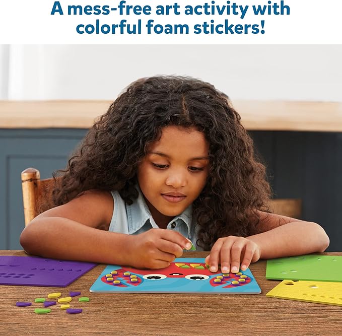 Skillmatics Art Activity - Fun with Foam Underwater Animals, No Mess Felt Sticker Art for Kids, DIY Craft Kits, Gifts for Boys & Girls Ages 3, 4, 5, 6, 7, Travel Toys