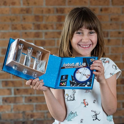 Ferrofluid Lab Magnetic Chemistry by Heebie Jeebies- 5 Experiments for Kids Ages 8+- Educational Science Project STEM Learning Unique Activities for Boys and Girls- Ideal Gift for Students