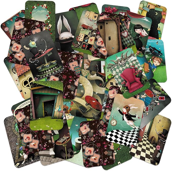 Alice in Wonderland Words | Game of Words and Imagination for The Whole Family | Engaging, Cooperative, and Creative | Ages 8+ | 2-6 Players | 15-45min Playtime