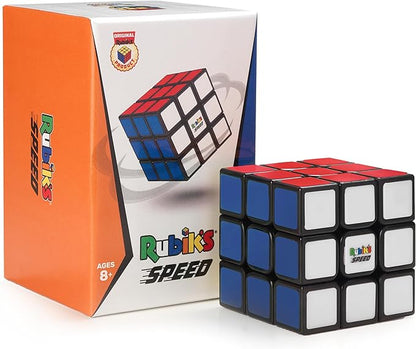 Rubik’s Cube, 3x3 Magnetic Speed Cube, Super Fast Problem-Solving Challenging Puzzle Fidget Toy Travel Game Brain Teaser for Adults & Kids Ages 8+