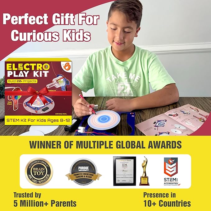 Butterfly Edufields 100+ STEM Toys for Boys Age 8-10-12-14 | STEM Projects for Kids Ages 8 9 10 11 12 | Engineering Projects, Gifts 8-12 Year Old Boy | STEM Activities Gifts for Ages 8+ Year Old Boy