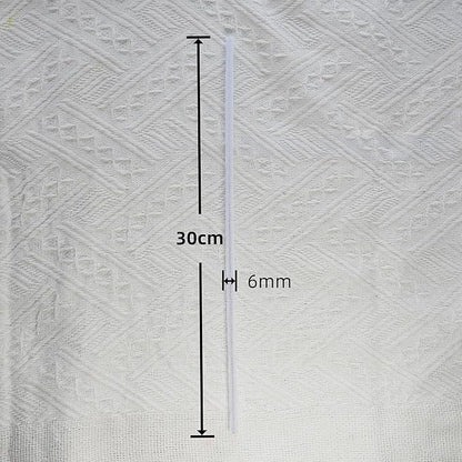 Qirimoi White Pipe Cleaners Craft Pipe Cleaners Bulk Pipecleaners Crafts Supplies，200Pcs White