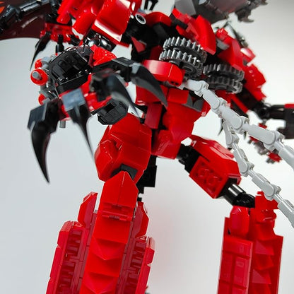 Skibid Toilet Building Block Set, Upgraded Beast Titan Drill Dragon Skibid Building Brick for Adults Fans 883PCS Blocks