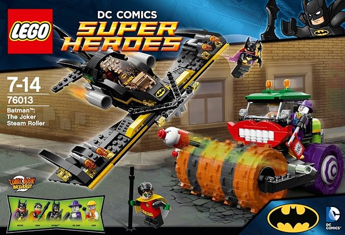 LEGO DC Universe Super Heroes Batman The Joker Steam Roller 486 Pieces | 76013