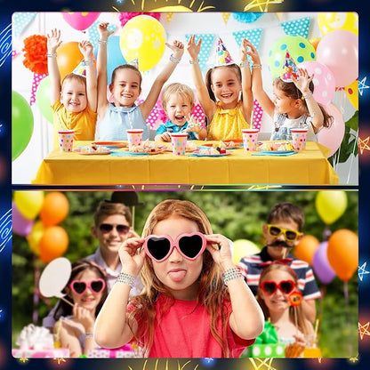 60 Pcs Colorful Friendship Bracelet Set for Girls Stretchy Bracelets for Kids and Women Beaded Friendship Bracelets for Teen Girls Party Favors