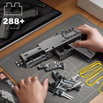 Mould King 14008 Gun Building Block Toy, Assembly Gun Building Block Toy for Kids Age 8+, 288+ Pieces Handgun Building Blocks Toy Gifts for Boys and Girls