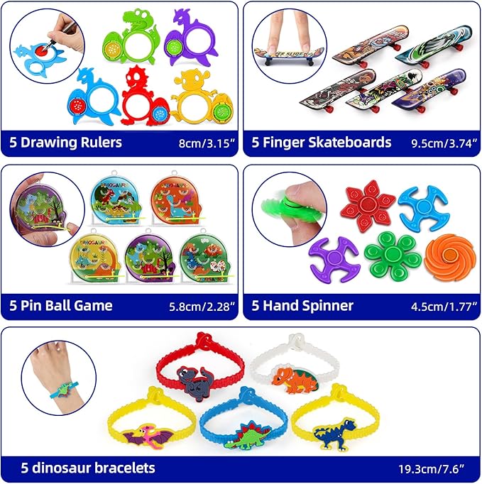 Amy&Benton 200PCS Little Toys for Kids School Prizes for Kids Toys Bulk Party Favors Gifts Treasure Box Toys