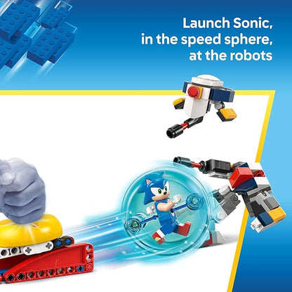 LEGO Sonic The Hedgehog : Sonic’s Campfire Clash, Collectible Gaming Toy for Kids and Video Game Fans, Fun Buildable Playset for Boys and Girls Aged 7 and Up 77001