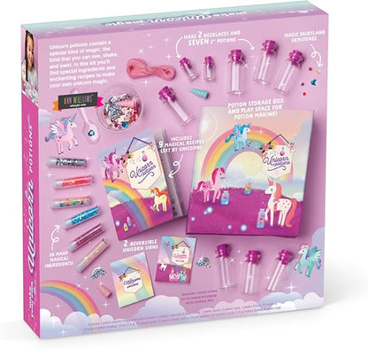 Craft-tastic – DIY Unicorn Potions Craft Kit – Includes Book with Magical Recipes, Enchanted Ingredients, Cabinet & More – Arts & Crafts for Kids – Fun, Creative & Unique Gift