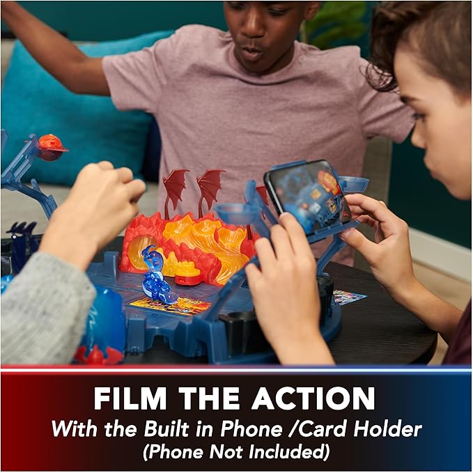 Bakugan Ultimate Battle Arena Playset with Special Attack Dragonoid, Octogan, Hammerhead Customizable, Spinning Action Figures and Playset, Kids Toys for Boys and Girls 6 and up