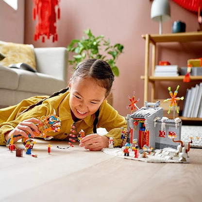 LEGO Story of Nian 80106 Building Kit; Collectible, Educational, Lunar New Year Gift Toy for Kids, New 2021 (1,067 Pieces)
