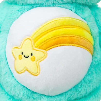 Care Bears 14' Wish Bear Plushie - Medium Size - Sky Blue Plush for Ages 4+ – Perfect Stuffed Animal Holiday, Birthday Gift, Super Soft and Cuddly – For Girls and Boys, Collectors