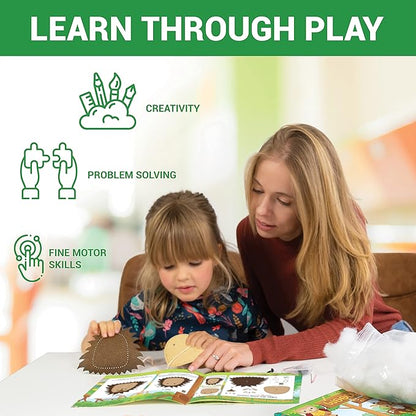 Craftorama Sewing Kit for Kids, Fun and Educational Animal Craft Set for Boys and Girls Age 7-12, Sew Your Own Felt Animals Craft Kit for Beginners, 165 Piece Set