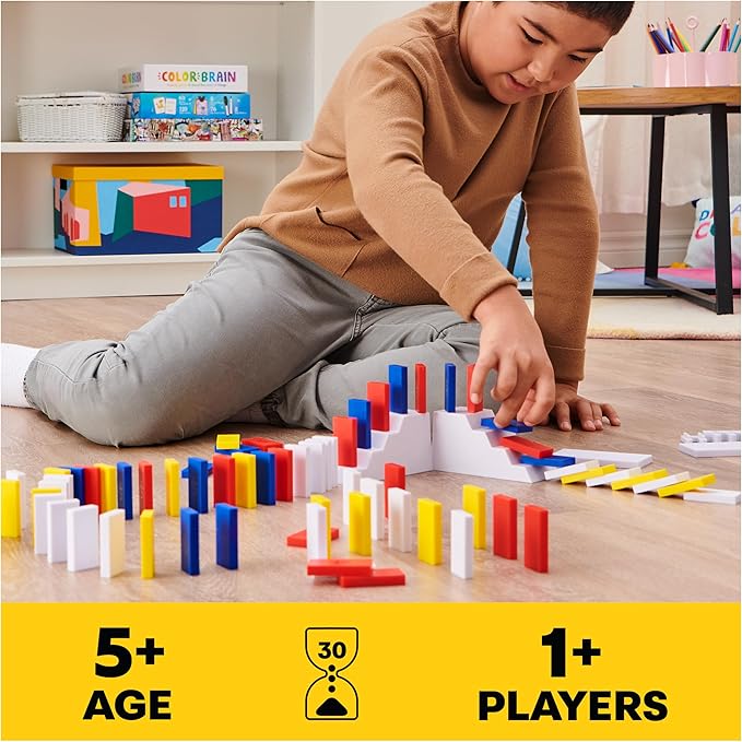 Spin Master Games, Lily Hevesh H5 Domino Creations 100-Piece Dominoes Set, Kids Games, Building Toys, Classic Game, Dominoes for Adults, Ages 5+