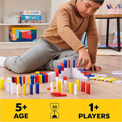 Spin Master Games, Lily Hevesh H5 Domino Creations 100-Piece Dominoes Set, Kids Games, Building Toys, Classic Game, Dominoes for Adults, Ages 5+