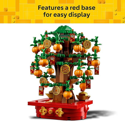 LEGO Money Tree - Lunar New Year Building Toy - Kids Chinese Culture Learning and Educational Toy for Boys and Girls, Ages 9+ - Holiday Decorations for Table - 40648