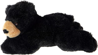 Wild Republic EcoKins Mini Black Bear Stuffed Animal 8 inch, Eco Friendly Gifts for Kids, Plush Toy, Handcrafted Using 7 Recycled Plastic Water Bottles (24807)