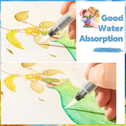 35 Sheets Watercolor Paper Pad 3.5x5.5 Inch, 140 lb/300 GSM Cold Press Water Color Sketchbook Spiral Bound Watercolor Notebook for Art Painting, Journal, Drawing, Mixed Media Mothers Day Gifts for mom