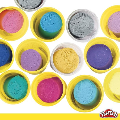 Play-Doh Mermaid Theme 13-Pack of Non-Toxic Modeling Compound with Sparkle and Metallic Colors Plus 5 Tools (Amazon Exclusive)