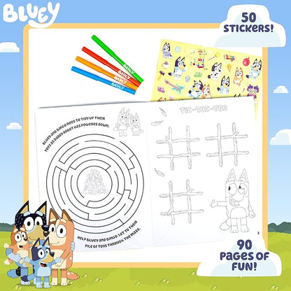 Bluey Coloring & Activity Book Coloring Book Activity for Kids Ages 3 & Up – Includes Stickers for Kids