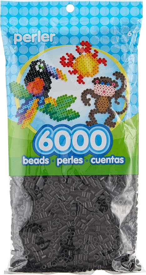 Perler Beads Fuse Beads Crafts Kit (6000pcs) + Perler 17605 Assorted Fuse Beads Kit (4001pcs)
