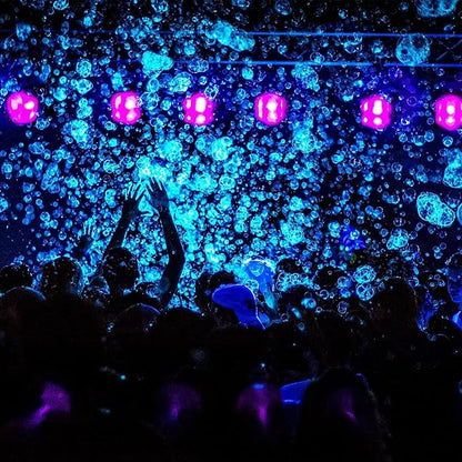 Atomic Bubbles: Tekno Bubbles - 48 Pack 1oz Bottles - UV Blacklight Glow Bubbles, Glow Parties, Indoor & Outdoor, Party Favors, Kid Safe & Non-Toxic