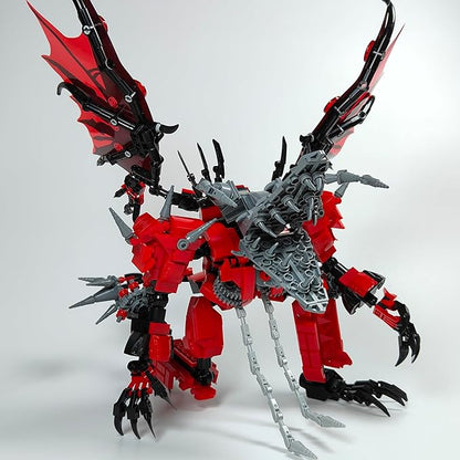 Skibid Toilet Building Block Set, Upgraded Beast Titan Drill Dragon Skibid Building Brick for Adults Fans 883PCS Blocks