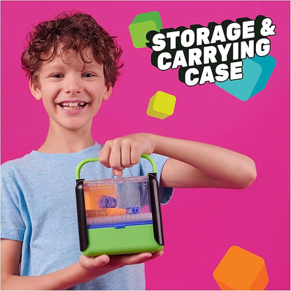 Exclusive Neon Studio with 600 Water Fuse Beads, Decos and Accessories, Makes 3D Creations with No Heat, Arts and Crafts Kids Toys